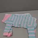 Dog Striped Recovery Suit, Puppy After Surgery Onesie for Female Male Dogs, Dogs Cats Long Sleeve Pajamas Bodysuit, Surgery Abdominal Wound Bandages Clothes, Dog Pant for Shedding Skin Disease (X-Large, Light Blue)