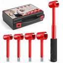 Vdsfand Door Hinge Adjustment Tool Multi-Size Hinge Gap Adjusting Wrench Kit Heavy Duty Door Hinge Repair Tool for Residential and Commercial Use