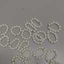 ZiDeTang 18Pcs Pearl Rhinestones Napkin Ring for Table Decoration Serviette Holder Party Decoration D