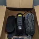 Under Desk Elliptical Machine, Elliptical Leg Exerciser as Seen on TV for Senior with Remote Control, Portable Quiet Electric Seated Pedal and 12 Adjustable Speed, Black