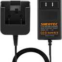 Shentec 20V Lithium Charger Compatible with Dewalt DCB205 DCB206 DCB207 DCB204 DCB203 DCB201 DCB200 DCB180 DCB181 DCB182 DCB183 DCB184 DCB205-2 Slide-in Style Battery (Not for Ni-MH/Ni-CdBattery)