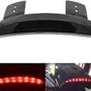 1PC Motorcycle Tail Light Chopped Rear Fender Edge LED Brake Light License Plate Light Stop Running Light for Har*ley Sport-ster XL 883N 1200N XL1200V XL1200X (Smoke Shell)