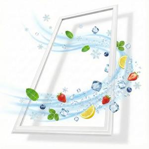 Upgraded 5304507200 Refrigerator Door Gasket Compatible with Frigidaire, Kenmore, and Electrolux Freezer Door Seal Replacement for 216522309, 216522310, 5304408631, 5304507214