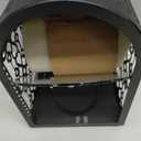 TRIROCKS Memorial Lantern 11'' High Walk Beside Us Remembrance Lantern With Automatic Timer LED Candle And Love Pattern Bereavement Sympathy Gifts For Funeral Memorial Service Loss of Loved One(Black)