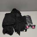 Kangaroo Youth 12+ yr Grim Reaper Costume - Halloween Costume for Youth - Creeper Scary Scream Outfit Horror Costume - Creepy Dementor Death Demon Cosplay Dress Up - Large