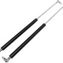 Trailer Roof Top Strut, Gas Strut Shock Lift Support with L Bracket 534N 120lb Gas Spring Hatch Cargo Box Container Shocks Piston Springs Trailer Roof Top Struts (20inch)