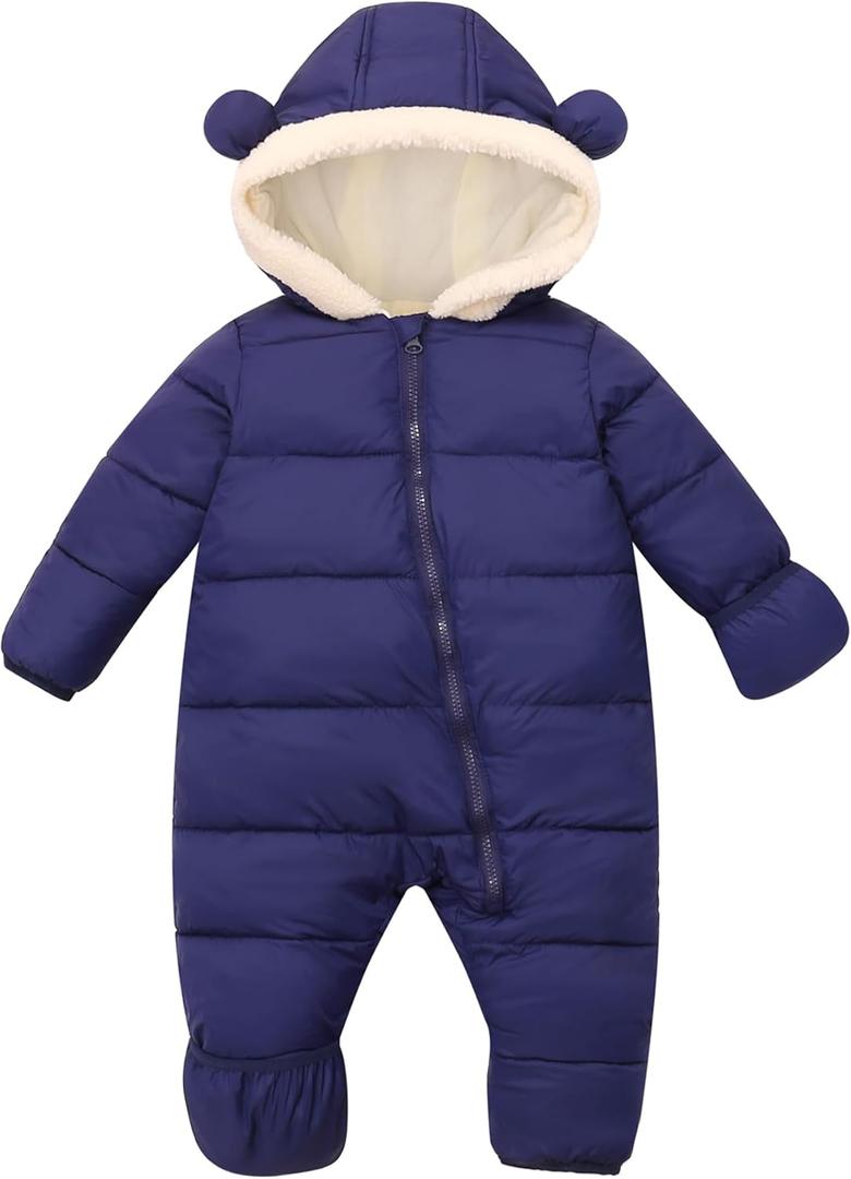 Newborn Baby Snowsuit Cute Boy Clothes Toddler Girl Snow Suits Jacket For Infant
