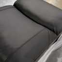 Smug Recliner Chair for Living Room, Leather Home Theater Seating with Lumbar Support with Adjustable Backrest and Footrest, Modern Living Room Furniture with Padded Seat Backrest, Black