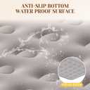 Twin Air Mattress with Built-in Pump - 18" Height Self-Inflating Blow Up Bed for Guests, Camping & Home Use, Waterproof Inflatable Mattress with Carry Bag - Portable Single Airbed (18" Khaki)