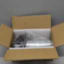 4 Inch Hooded Wall Vent with Screen and Damper,Outdoor Dryer Vent Cover for 4 inch Pipe,Wall Exhaust Vent Cover Cap External Extractor for House Ventilation&Outside Air Exhaust,Galvanized Steel,Black