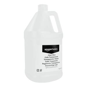 Amazon Basics All Purpose Washable School Clear Liquid Glue - Great for Making Slime, 128 fl oz