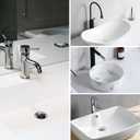 8 x Universal Sink Stopper with Hair Catcher, Faster Drainage, Bathroom Sink Drain Strainer in Brass, Pop Up Drain Cover, Basin Plug for 1.04~1.97 Inch Drain Hole