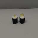 2 Pack 125V 15Amp 3-Prong Male Electric Plugs, UL Listed NEMA 5-15P Male Electric Plug, 2 Poles 3 Prong AC Replacement Male Electric Plugs 3-Wire Connector