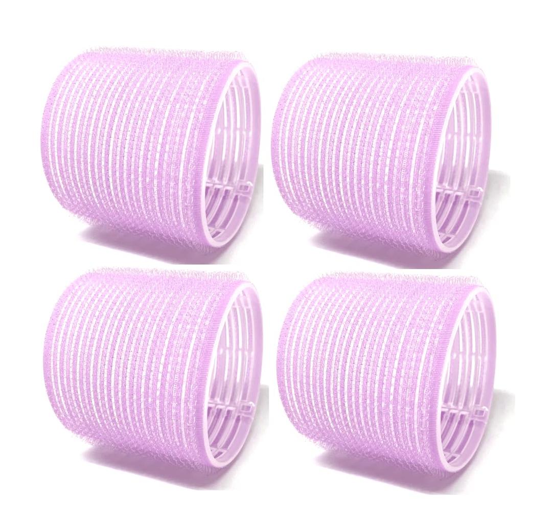 X-Large Self-Stick Hair Grip Curlers Rollers 4 Pack