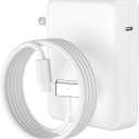 70W Magnetic 3 Mac Book Pro Charger- Compatible with MacBook pro 14 inch(2021-2023) & Mac Book Air 13/15 inch(2022-2024), Include 6.6FT USB C to 3 Braided Cable