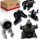 5PCS Engine Motor & Trans Mount Set Compatible with Honda 2005 2006 Odyssey 3.5L EX LX VTEC Replacement for A4526HY A4553 A4555 A4559 A6582