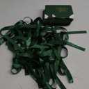 100 Pack Small Thank You Gift Bags, 4.5x1.8x3.9in Party Favor Bags Boxes with Bow Ribbon, Small Paper Gift Bags with Gold Foil Printed, Mini Candy Treat Bags for Birthday Wedding Party Holiday (Green)