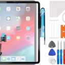 New Touch Screen Digitizer Replacement for iPad Pro 11 1st/ 2nd A1934 A1979 A1980 A2013 A2068 A2228 A2230 with OCA Adhesive Repair Tools Kit-No LCD Screen