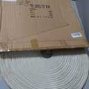 Large Paper Pendant Light with Cord and Canopy, 23.6in Off White