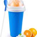 RELPOM Slushie Maker Cup, TIK TOK Magic Quick Frozen Smoothies Cups, Cooling Cup, Slushy Cups, Ice Cream Make, Cool Stuff Things Gadgets Funny Gifts for Kids (Blue)