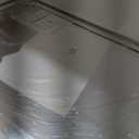 MOON MIRROR 30x40 Scalloped Bathroom Mirror, Gold Rectangle Wall Mirror with Scallop Corner, Non-Rusting Vanity Mirror with Curved Cutouts, Well Made Antique Mirror Hangs Horizontal & Vertical