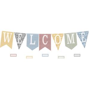 Teacher Created Resources Classroom Cottage Pennants Welcome Bulletin Board (TCR7170)