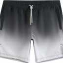 maamgic Men's Gym Running Shorts 7 Inch Quick Dry Athletic Workout Shorts with Zipper Pockets No Liner M