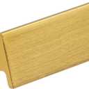 Wealrit 10 Pack Drawer Pulls 2 Inch Length T Shaped Cabinet Pulls Knobs for Dresser Drawer Rectangle Furniture Cabinet Handles 1.26" Hole Center(Champagne Gold)