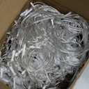 Brightown Snowflake Christmas Lights,20Ft 228 LED Icicle Lights for Outside with 24 Drops, Connectable Curtain String Light for Indoor Outdoor House Eaves Window Porch Tree Holiday Decor, Warm White