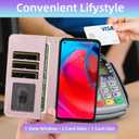 Argyle Wallet Case for Moto G Stylus 5G 2021 with Wrist Strap Shoulder Strap Card Slots Folio Purse, Luxury PU Leather Stand Accessories Phone Cover for Motorola GStylus G5 XT2131DL Rose Gold (Pink)