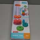 LMTNNB Spinning Stacking Toys - Rainbow Tower, Kids Stackable Spinning Toy, Educational Toy for Toddlers 1-3, Strong ABS Plastic, Color & Shape Recognition, Builds Sensory & Motor Skills