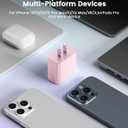 FEEL2NICE iPhone Charger Fast Charging 2 Pack Type C Wall Charger Block with 2 Pack [6FT&10FT] Long USB C to Lightning Cable for iPhone 14/13/12/12 Pro Max/11/Xs Max/XR/X,AirPods Pro,Pink