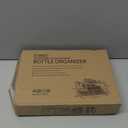 Water Bottle and Travel Mug Cabinet Organizer, Adjustable Storage Rack for Kitchen Organization, 3-Shelf Wide