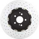 Brembo 09.9313.33 Floating two piece UV Coated Pillar Vented drilled + Slotted Front Brake Rotor MERCEDES-BENZ OE# A2304211212