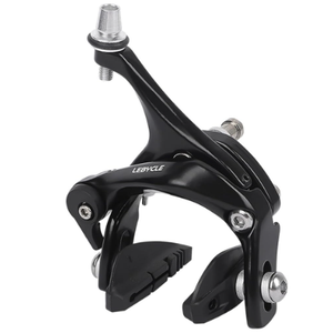 1Pcs Road Bike Dual Pivot Calipers Brake Calipers Caliper Aluminum Alloy High Toughness Seamlessly Fit Rim(Black back clip)