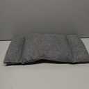 Queekay Fleece Lumbar Support Pillow 3 Section Back Pillow Office Chair for Back Support Comfortable Lumbar Cushion for Car Seat Pain Relief Sofa Rest(Gray) 23.62 x 11 inches/ 60 x 28 cm