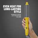 Drybar The Curl Party Heated Curling Round Brush Salon Curling Wand with Long-Lasting, Shiny Results