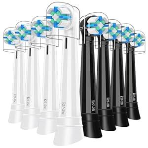 Replacement Heads Compatible with Oral B iO 3 4 5 6 7 8 9 10 Series Electric Toothbrush, Toothbrush Heads Compatible with Oral B iO Replacement Heads, Medium Bristles for Effective Cleaning