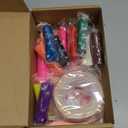 AooeDomi Nano Tape Bubble kit for Kids, Nano Double Sided Adhesive Tape Bubbles, Nano Tape Kit with Glitter, Clay and Decoratives Emoticon Stickers, DIY Party Activities Toys