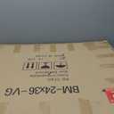 Growsun Vintage Gold Arched Mirror, 24''x36'' Antique Baroque Wall Mirror Decor, Traditional Ornate Mirror with Full Metal Frame for Fireplace/Entryway/Living Room/Bathroom