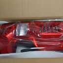 Tail Light Assembly Compatible with 2019 2020 2021 2022 2023 2024 Chevy Silverado 1500 2500HD 3500HD Halogen Type Left Driver Side