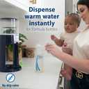 Dr. Brown's Insta-Prep Warm Water Dispenser to Instantly Prepare Babys Formula Bottle,Large Capacity Glass Tank with 3 Temperature Settings,Blue
