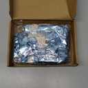 3P Light Blue Foil Fringe Metallic Tassel Streamers Banner Tassel Garland for Parade Floats, Bachelorette, Wedding, Birthday, Halloween, Christmas, Bridal/Baby Shower Party Decorations