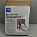 Medline Bed Assist Bar with Storage Pocket, Height Adjustable Bed Rail for Elderly Adults, Assistance for Getting In and Out of Bed at Home