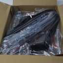 HOUSE DAY Velvet Skirt Hangers 24 Pack, Black Velvet Pant Hangers with Adjustable Clips, Space Saving Slim Shorts Hanger, Heavy Duty Non Slip Clip Hanger for Pants, Skirts, Shorts