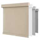 NUTRO CHILL Blackout Window Blinds Cordless, Spring System Window Shades with UV Protection Thermal Insulated Linen Fabric, Roller Blinds for Home Office(44''x72'', Beige)