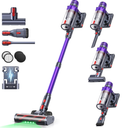 SMOTURE Cordless Vacuum Cleaner, 650W/55KPA 70Min Stick Vacuum, Aroma Function, Self-Stand Vacuum Cleaner with Mattress Brush,Auto Mode, LED Screen, Anti-Tangle Vacuum for Pet Hair/Floor/Carpet/Car