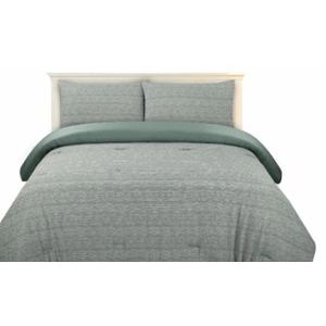 Modavari Home Fashion Luxe Jacquard Comforter Set Full/Queen ,3 Piece ,Green