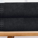 GLAMBURG Ultra Soft 4 Pack Oversized Bath Towel Set 66" x 124" inches Dark Blue