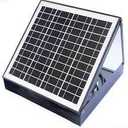 Ceiling Mount 30W Solar Power LED Lights for Indoor Lighting with
Black Fan